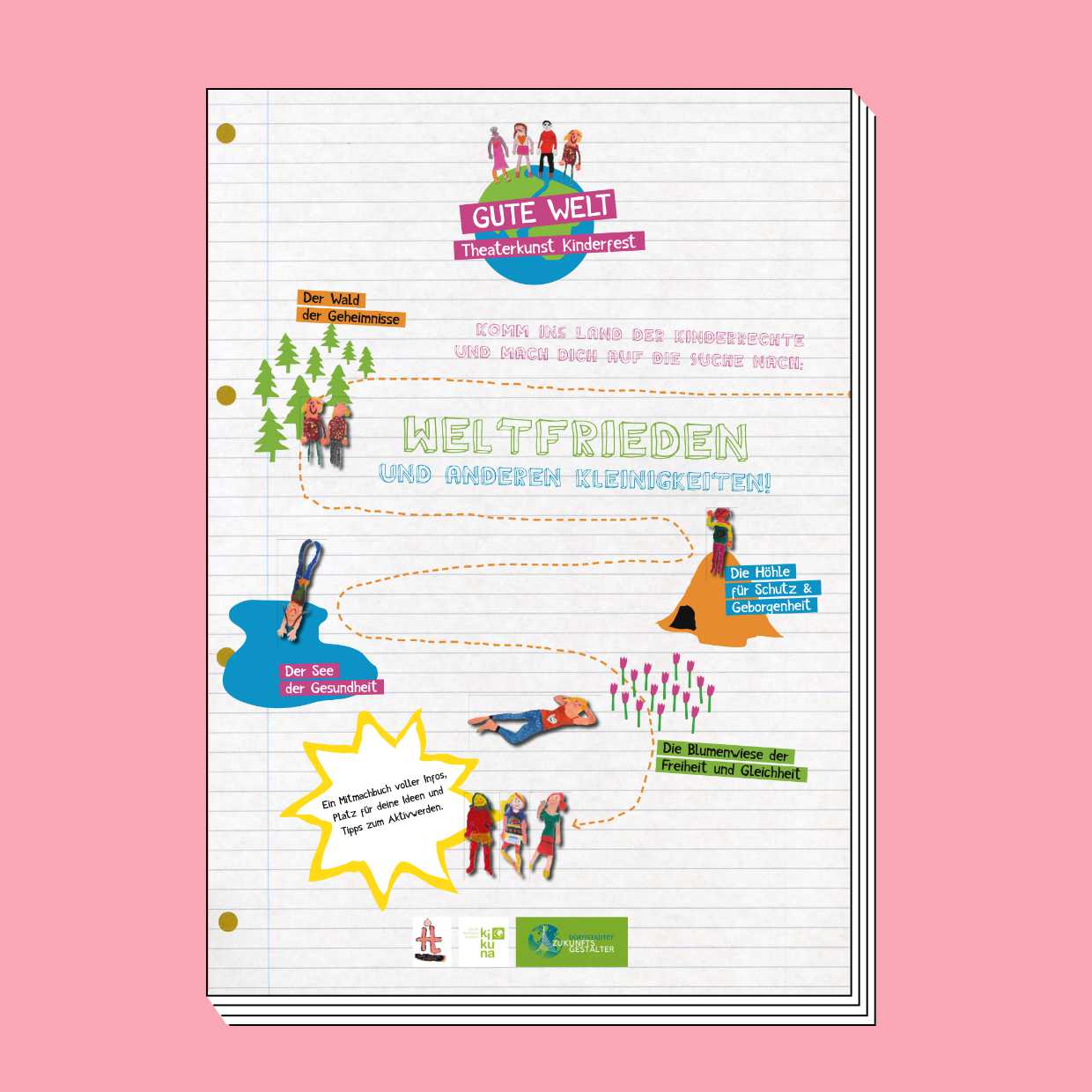 kikuna: Cover der Broschüre zum Thema "Kinderrechte"